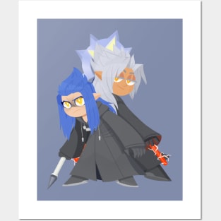 Xemnas and Saix Posters and Art